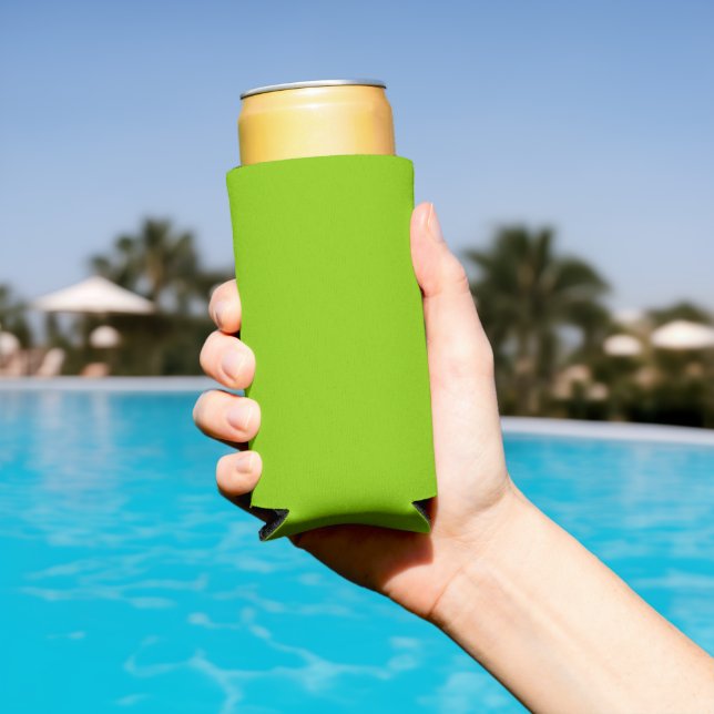 Rafraîchisseur Pour Canette Slim Couleur unie vert Brat (Piscine in situ)