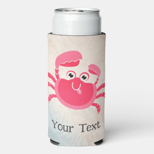 Rafraîchisseur Pour Canette Slim Crabby Crabby Design Seltzer Can Cooler (Seltzer Verso)