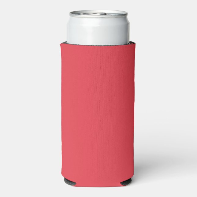 Rafraîchisseur Pour Canette Slim Custom Tomato Red Seltzer Cooler (Seltzer Verso)