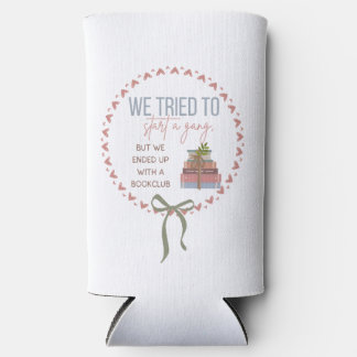Rafraîchisseur Pour Canette Slim De Gang à Book Club - Funny Slim Can Cooler