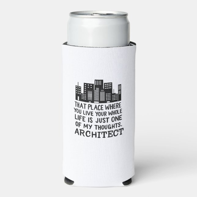 Rafraîchisseur Pour Canette Slim Définition de l'architecte (Seltzer Recto)