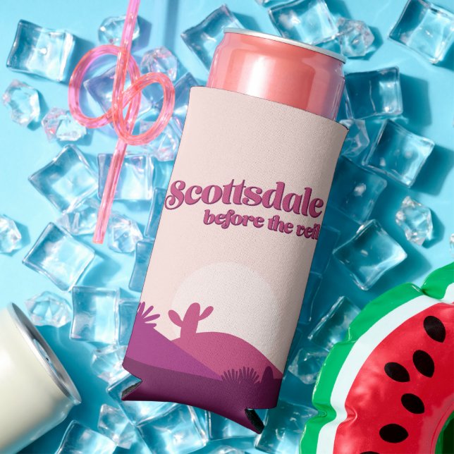 Rafraîchisseur Pour Canette Slim Desert Sunset Scottsdale Bachelorte (Été in situ)