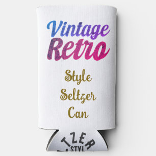 Rafraîchisseur Pour Canette Slim Design de typographie rétro vintage -20-Oz