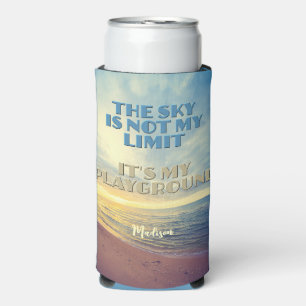 Rafraîchisseur Pour Canette Slim Devis Sky de nom personnalisé