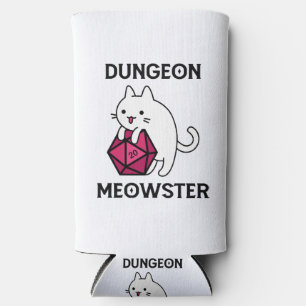 Rafraîchisseur Pour Canette Slim Donjon Meowster Chat Drôle