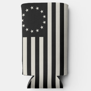 Rafraîchisseur Pour Canette Slim Drapeau Manga, Betsy Ross ou Drapeau Cercle Améric