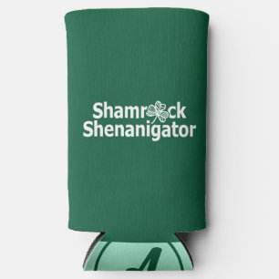 Rafraîchisseur Pour Canette Slim Drôle Lucky Irlandais Shamrock Jour de la Saint Pa