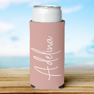 Rafraîchisseur Pour Canette Slim Écriture stylée Nom personnalisé Filles Voyage à l