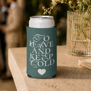 Rafraîchisseur Pour Canette Slim Favori de mariage froid Vert Sauge À avoir et à ga