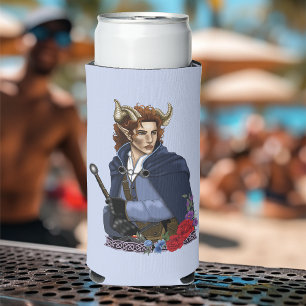 Rafraîchisseur Pour Canette Slim Fée cornu Faune Fantastique 