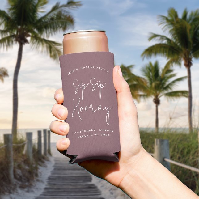 Rafraîchisseur Pour Canette Slim Félicitations à la future mariée personnalisée pou (Créateur téléchargé)