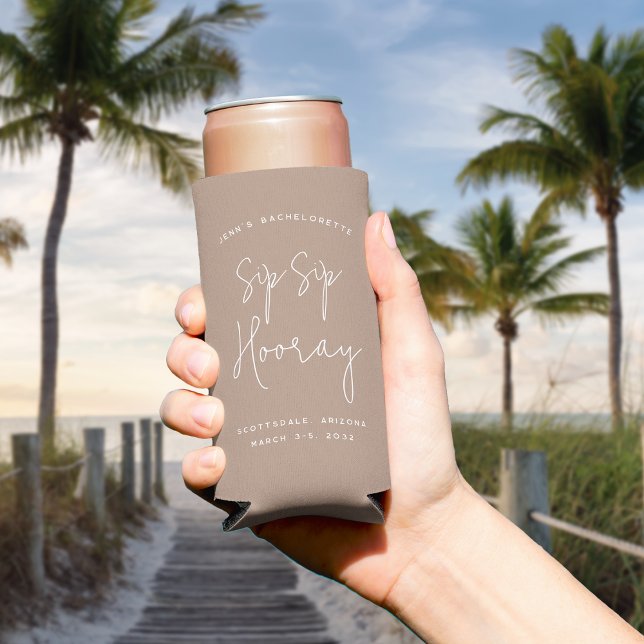 Rafraîchisseur Pour Canette Slim Félicitations à la future mariée personnalisés pou (Créateur téléchargé)