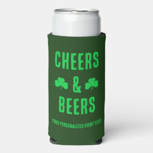 Rafraîchisseur Pour Canette Slim Fête de Cheers et Bières