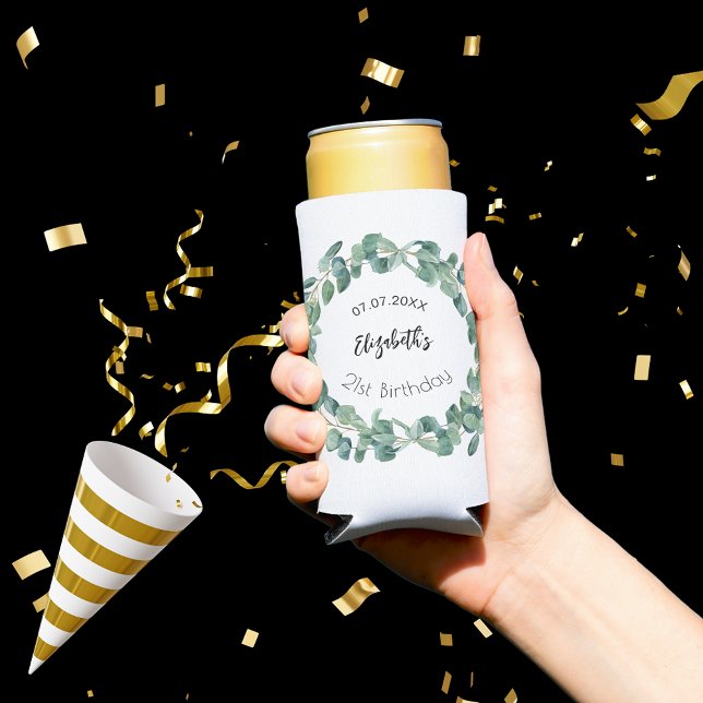 Rafraîchisseur Pour Canette Slim Fête de l'eucalyptus (Créateur téléchargé)