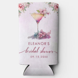 Rafraîchisseur Pour Canette Slim Fête de mariage florale rose