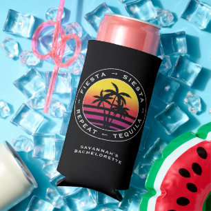 Rafraîchisseur Pour Canette Slim Fête Sieste Tequila Répéter Enterrement de Vie de