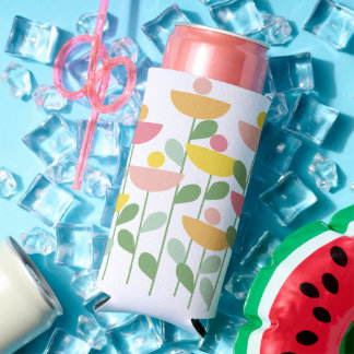 Rafraîchisseur Pour Canette Slim Fleurs Tutti Frutti