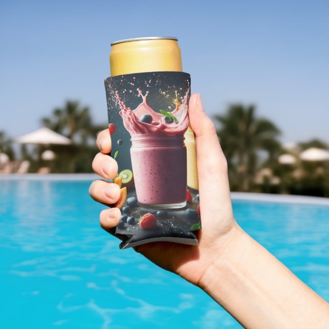 Rafraîchisseur Pour Canette Slim Fruit smoothies (Piscine in situ)