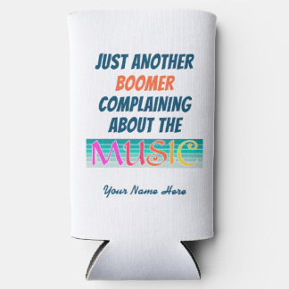 Rafraîchisseur Pour Canette Slim Funny Boomer Music Slide Can Cooler