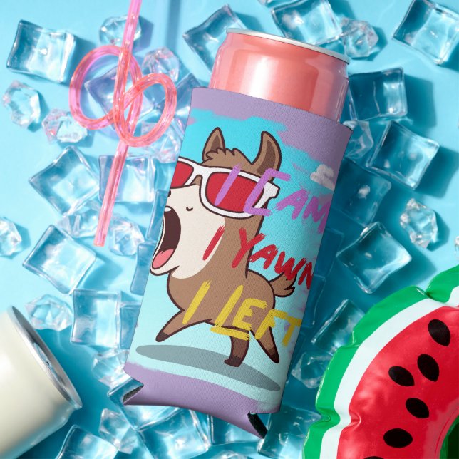 Rafraîchisseur Pour Canette Slim funny design (Été in situ)