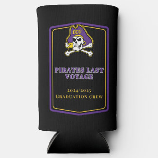 Rafraîchisseur Pour Canette Slim Graduation Koozie - Noir