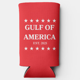 Rafraîchisseur Pour Canette Slim Gulf of America Slim Coozie ! Rafraîchisseur de ca