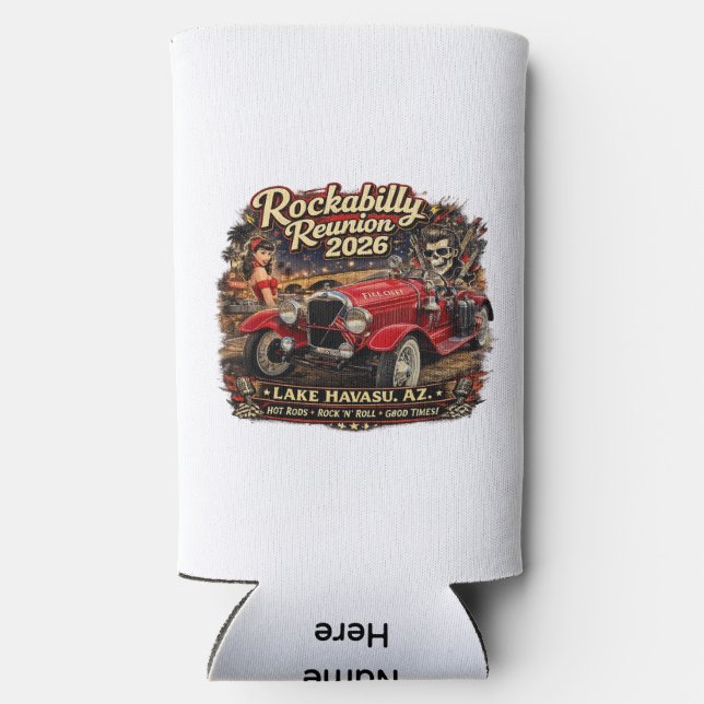 Rafraîchisseur Pour Canette Slim Havasu Rockabilly Reunion 2026  (Verso)
