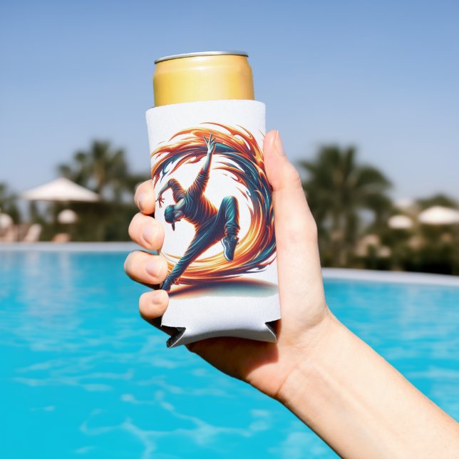 Rafraîchisseur Pour Canette Slim Incendie De Rue Avec Énergie Urbaine (Piscine in situ)