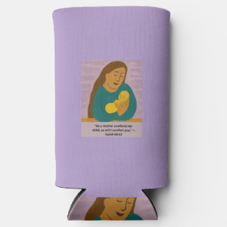 Rafraîchisseur Pour Canette Slim Isaiah 66:13 Comforting Mother and Baby Postcard