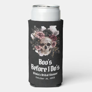 Rafraîchisseur Pour Canette Slim La Fête des mariées d'Halloween Skull Boo's Before