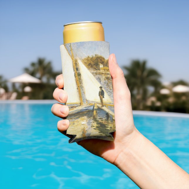 Rafraîchisseur Pour Canette Slim La Seine à Argenteuil Auguste Renoir (Piscine in situ)