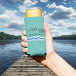 Rafraîchisseur Pour Canette Slim Lake Life Funny Beach<br><div class="desc">Cette conception peut être personnalisée en choisissant l'option personnaliser pour ajouter du texte ou apporter d'autres modifications. Si ce produit a la possibilité de transférer la conception à un autre article, s'il vous plaît assurez-vous d'ajuster la conception pour s'adapter si nécessaire. Contactez-moi à colorflowcreations@gmail.com si vous souhaitez avoir cette conception...</div>
