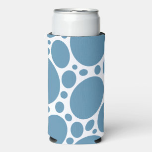 Rafraîchisseur Pour Canette Slim Les bulles de Denim Bule
