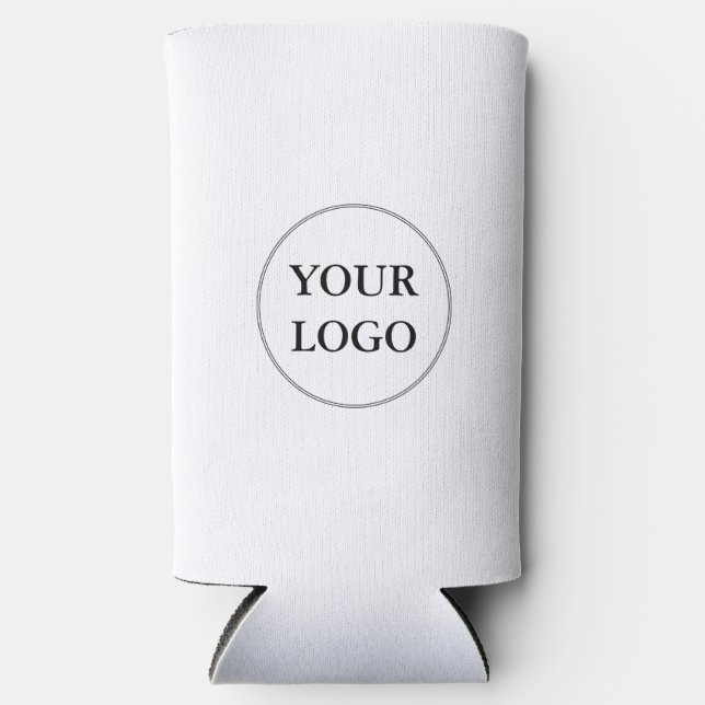 Rafraîchisseur Pour Canette Slim Logo de l'entreprise (Recto)