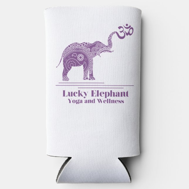 Rafraîchisseur Pour Canette Slim Lucky Elephant  (Recto)