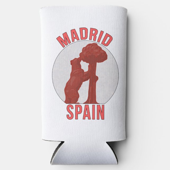 Rafraîchisseur Pour Canette Slim Madrid Espagne (Recto)