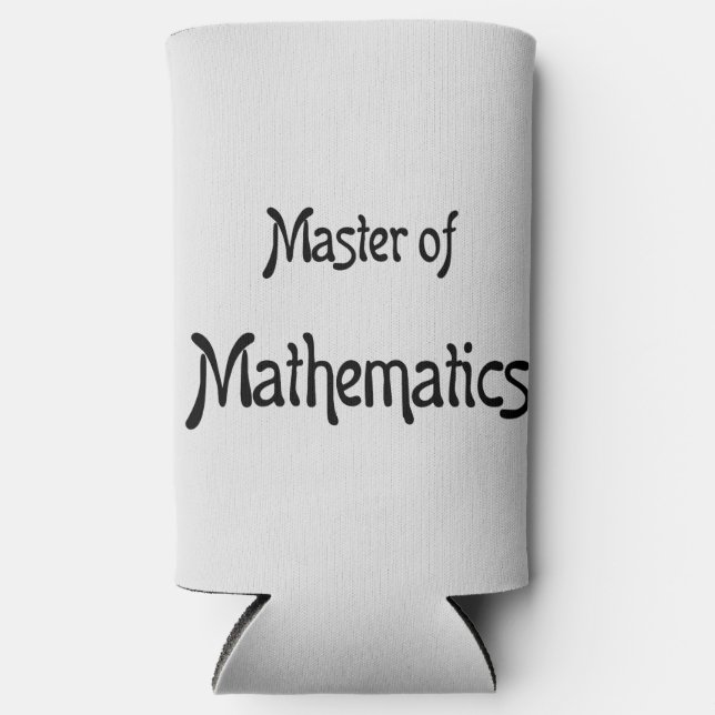 Rafraîchisseur Pour Canette Slim Maître de mathématiques (Recto)