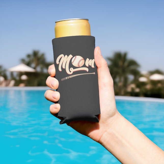 Rafraîchisseur Pour Canette Slim Maman du baseball (Piscine in situ)