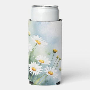 Rafraîchisseur Pour Canette Slim marguerites fleurs sauvages