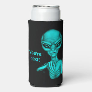 Rafraîchisseur Pour Canette Slim Mauvais Alien, Tu es le prochain !