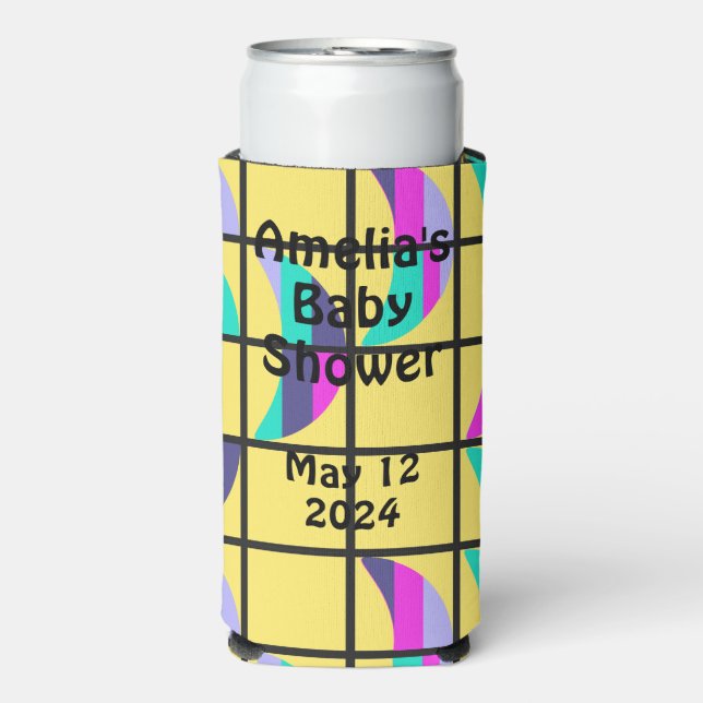 Rafraîchisseur Pour Canette Slim MCM Tic-Tac-Toe (Seltzer Recto)