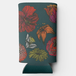 Rafraîchisseur Pour Canette Slim médaille de fleurs