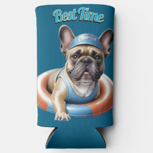 Rafraîchisseur Pour Canette Slim Meilleur moment du bouledogue français T