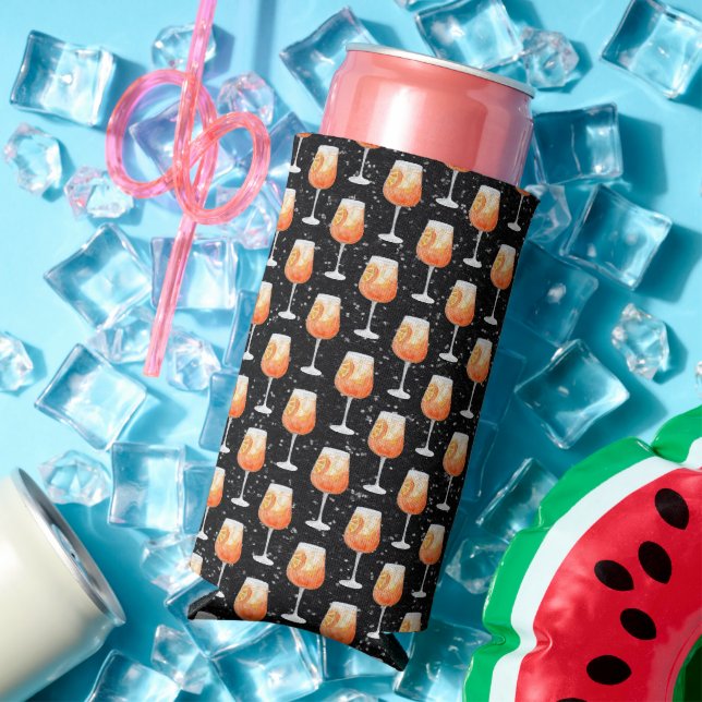 Rafraîchisseur Pour Canette Slim Motif Aperol Spritz (Été in situ)