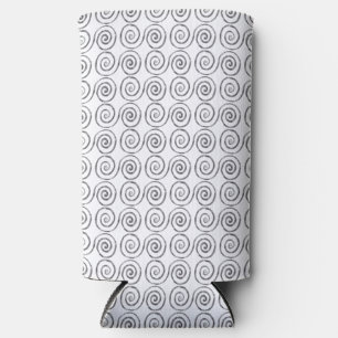 Rafraîchisseur Pour Canette Slim Motif celtique à double spirale