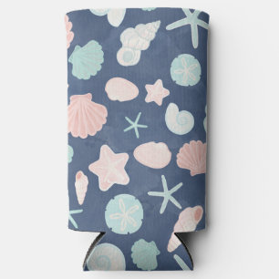 Rafraîchisseur Pour Canette Slim motif de coquillages