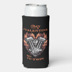 Rafraîchisseur Pour Canette Slim My Valentine has a V-Twin