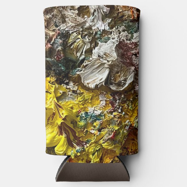 Rafraîchisseur Pour Canette Slim Palette de l'artiste #1 (Recto)