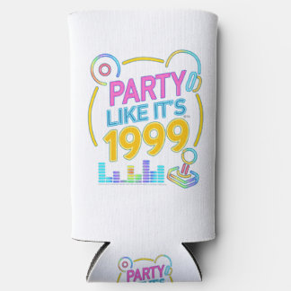 Rafraîchisseur Pour Canette Slim Party Like It’s 1999®™ – Neon Soundtrack