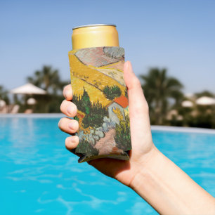 Rafraîchisseur Pour Canette Slim Paysage avec maison et laboureur Vincent van Gogh